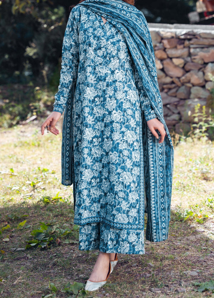 PRUSSIAN - Printed Unstitched Khaddar Suit (3 Piece) 3130