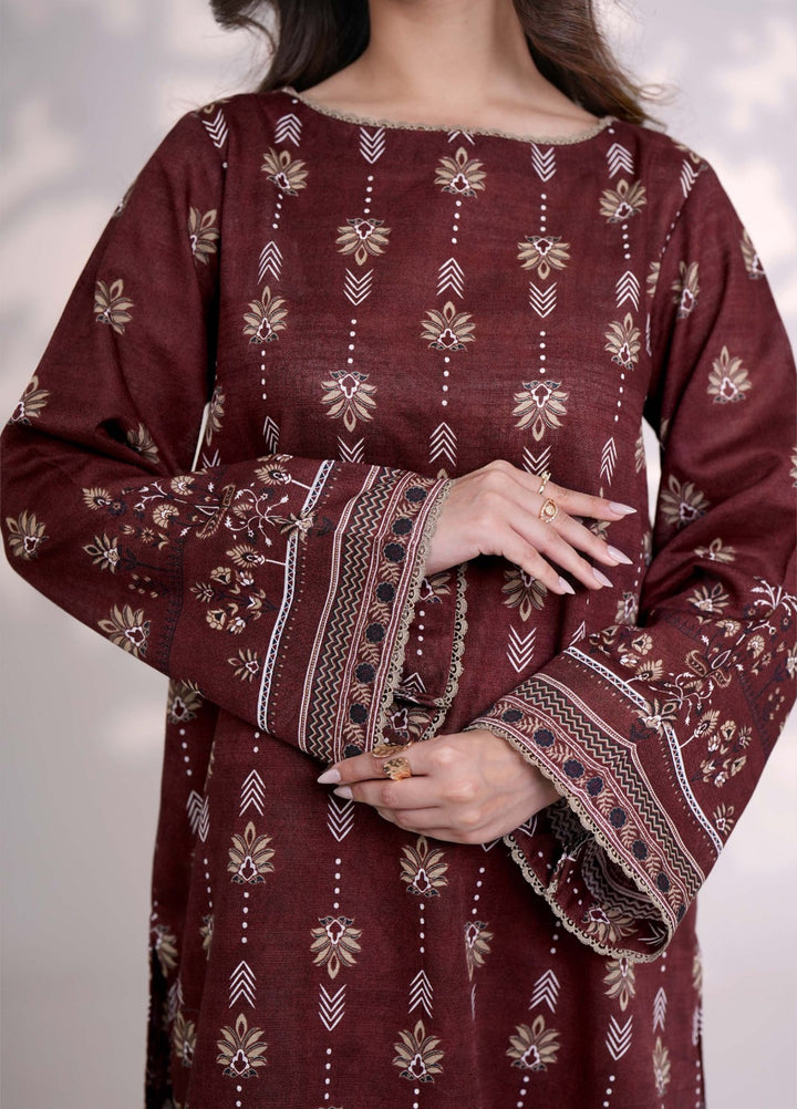 RAISIN - Printed Unstitched Khaddar Suit (3 Piece) 3132