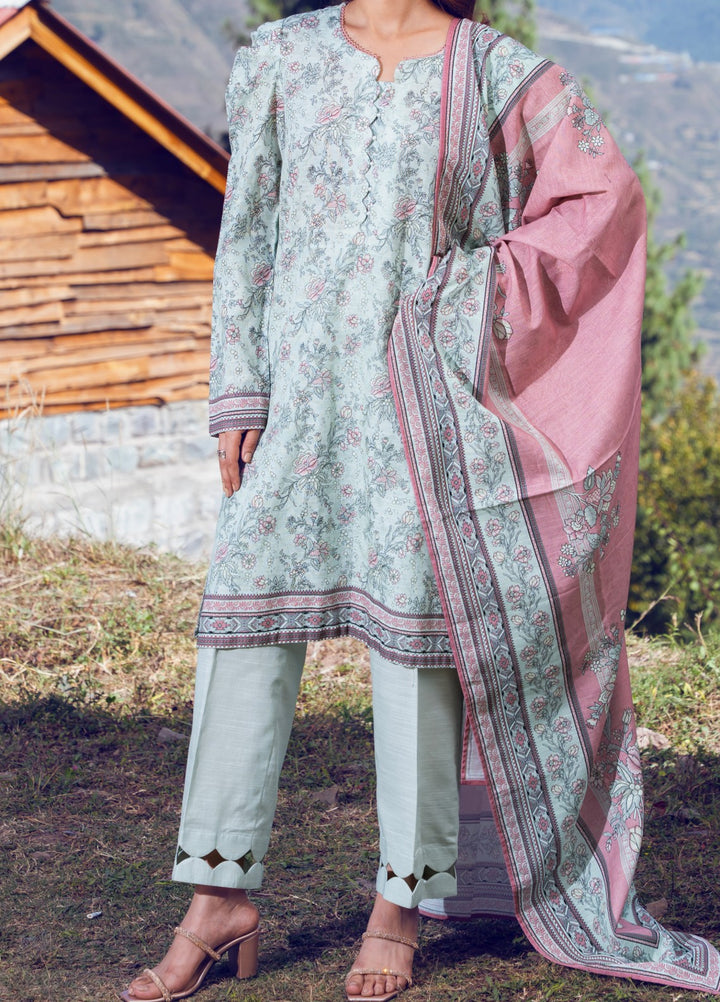LAUREL - Printed Unstitched Khaddar Suit (3 Piece) 3140