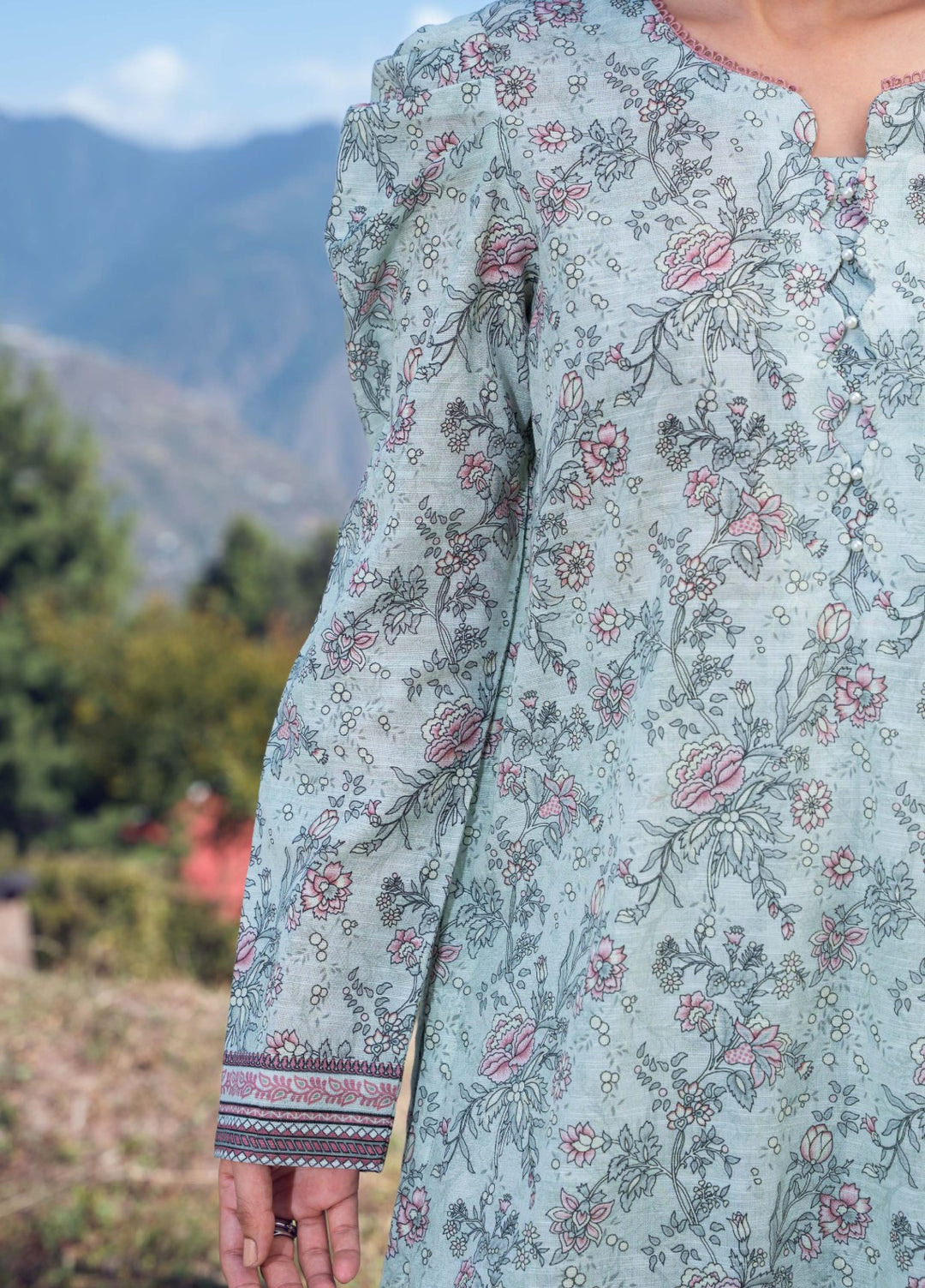 LAUREL - Printed Unstitched Khaddar Suit (3 Piece) 3140