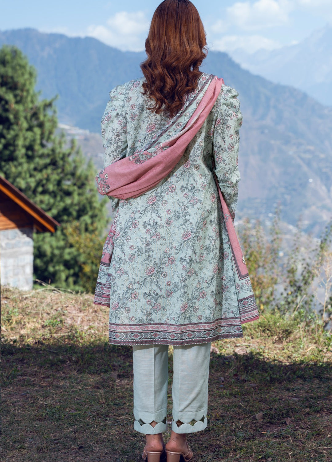 LAUREL - Printed Unstitched Khaddar Suit (3 Piece) 3140