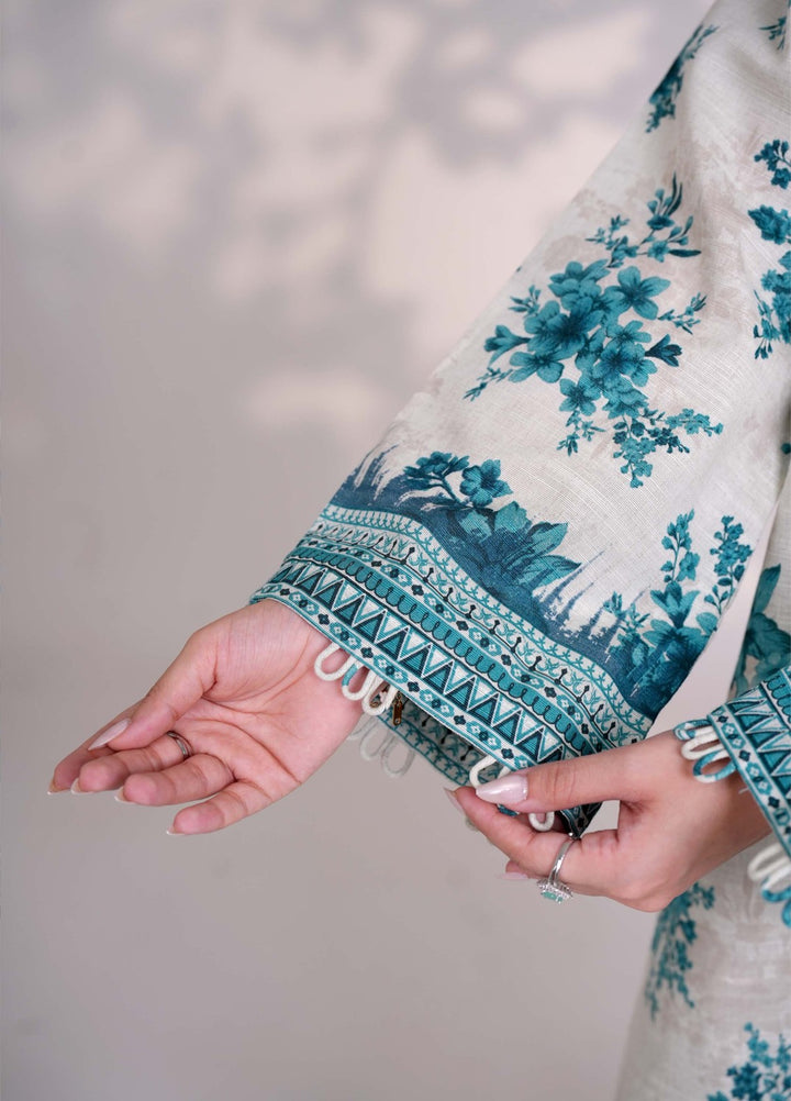 COOL WATER - Printed Unstitched Khaddar Suit (3 Piece) 3144