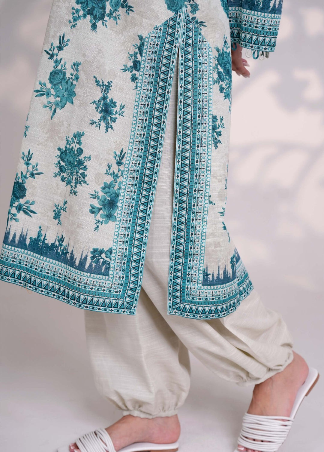 COOL WATER - Printed Unstitched Khaddar Suit (3 Piece) 3144