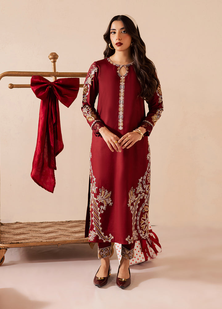 Lunere by Sahane Viscose Linen 2 Piece Suit ME 35006 Sienne Pret