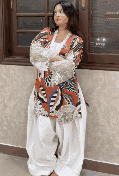 Urban Cut Pret Embroidered Cotton 2 Piece Co-ord with Farshi Shalwar C0212 - Summer Collection