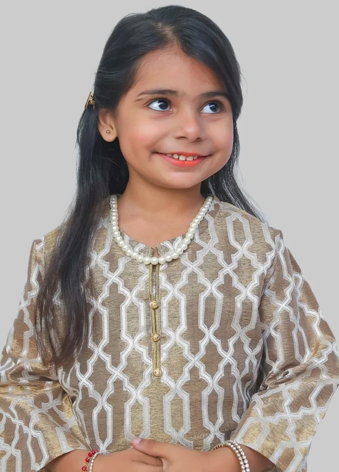 Urban Cut RTW Kids Printed 2 Piece Cotton Poly - K005 - Summer Collection