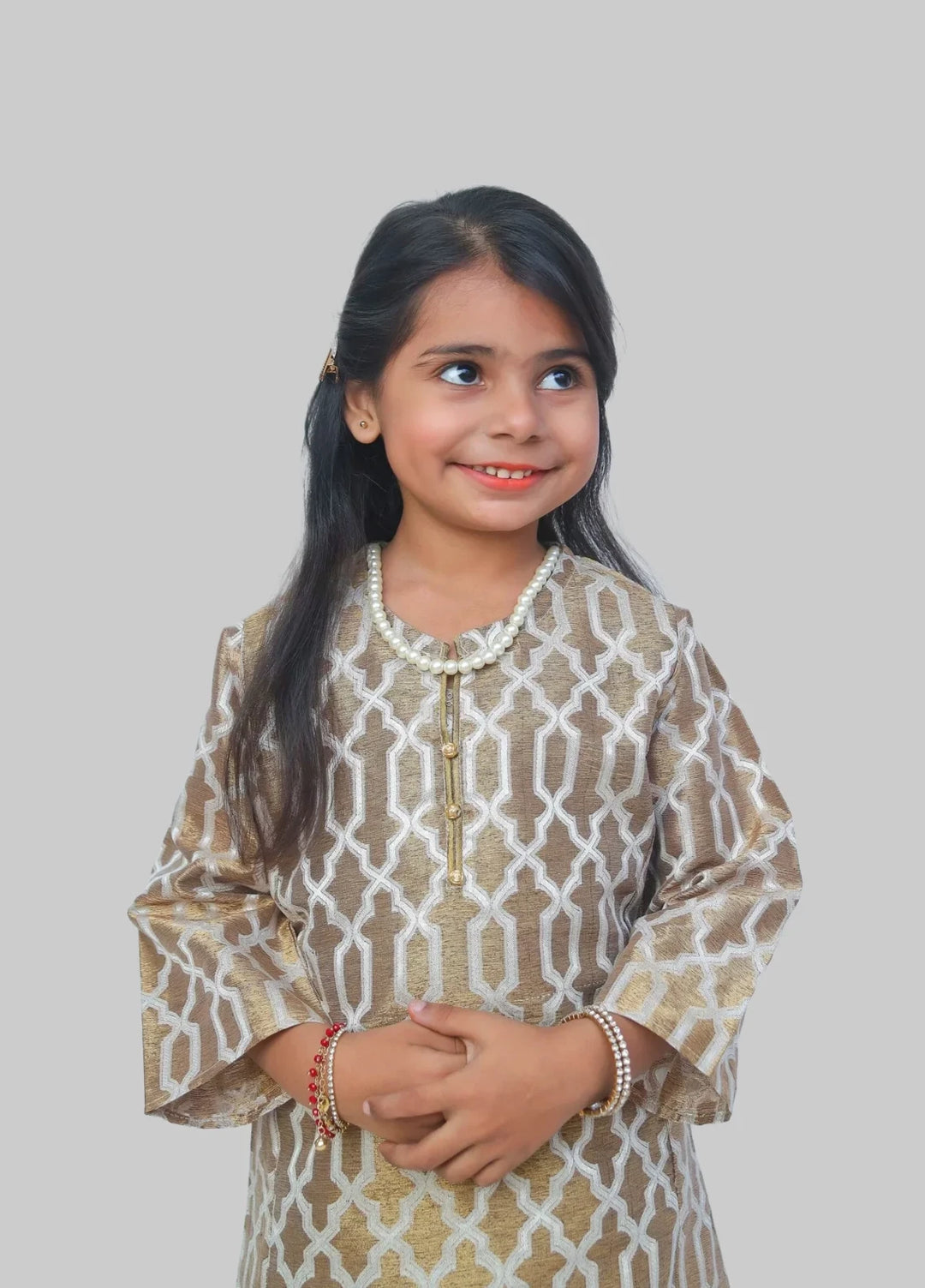 Urban Cut RTW Kids Printed 2 Piece Cotton Poly - K005 - Summer Collection