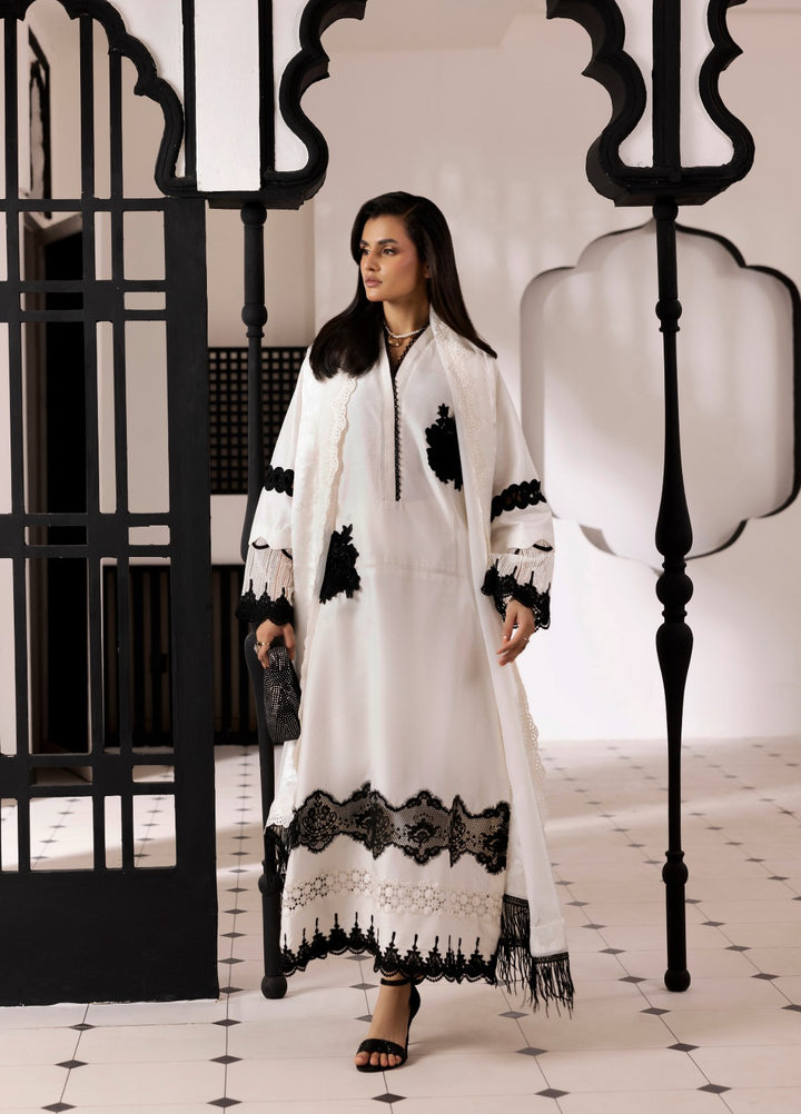 Silk Mode by Tessa Women Pret 3 Piece Raw Silk Dove - Festive Collection