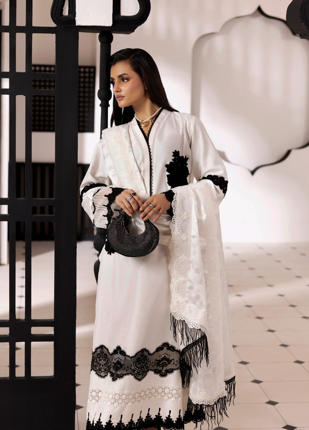 Silk Mode by Tessa Women Pret 3 Piece Raw Silk Dove - Festive Collection