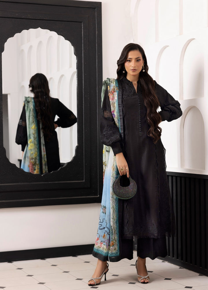 Silk Mode by Tessa Women Pret 3 Piece Raw Silk Koel - Festive Collection