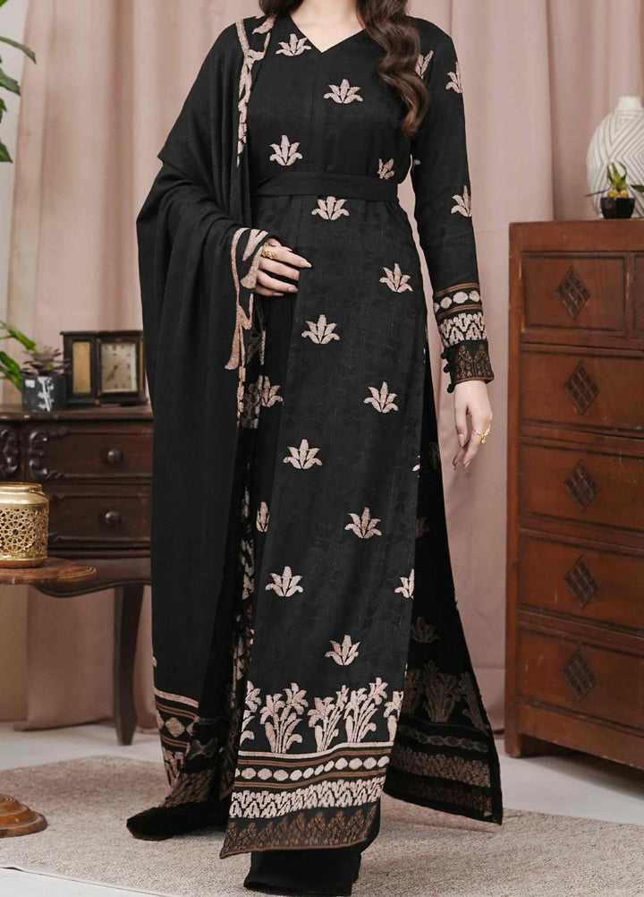 Narmin by Narkins Ophelia Unstitched Velvet Jacquard 3 Piece Embossed Noir-3196 - Winter Collection