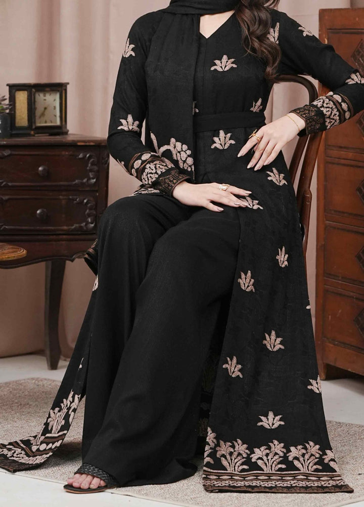 Narmin by Narkins Ophelia Unstitched Velvet Jacquard 3 Piece Embossed Noir-3196 - Winter Collection