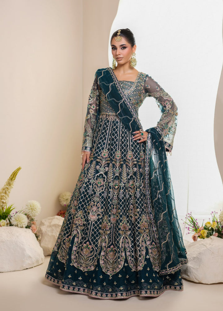 Naqash e Naaz by Wareesha 3 Piece Hand work Net WB-02 NAQSH - Formals Collection