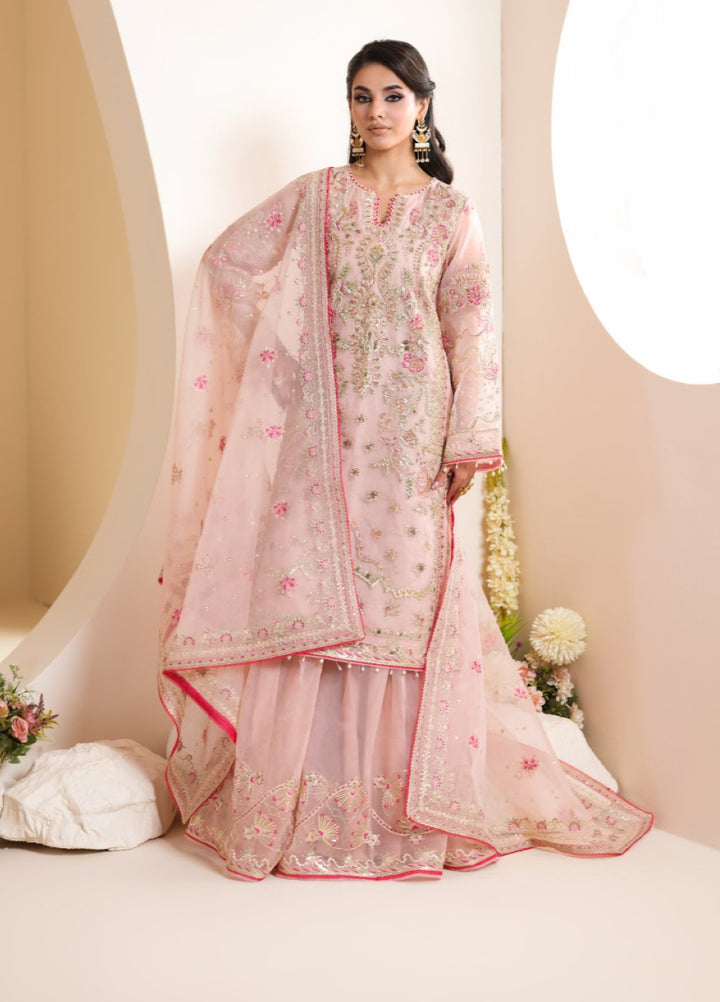 Naqash e Naaz by Wareesha 3 Piece Hand work Organza WB-05 SHIZA - Formals Collection