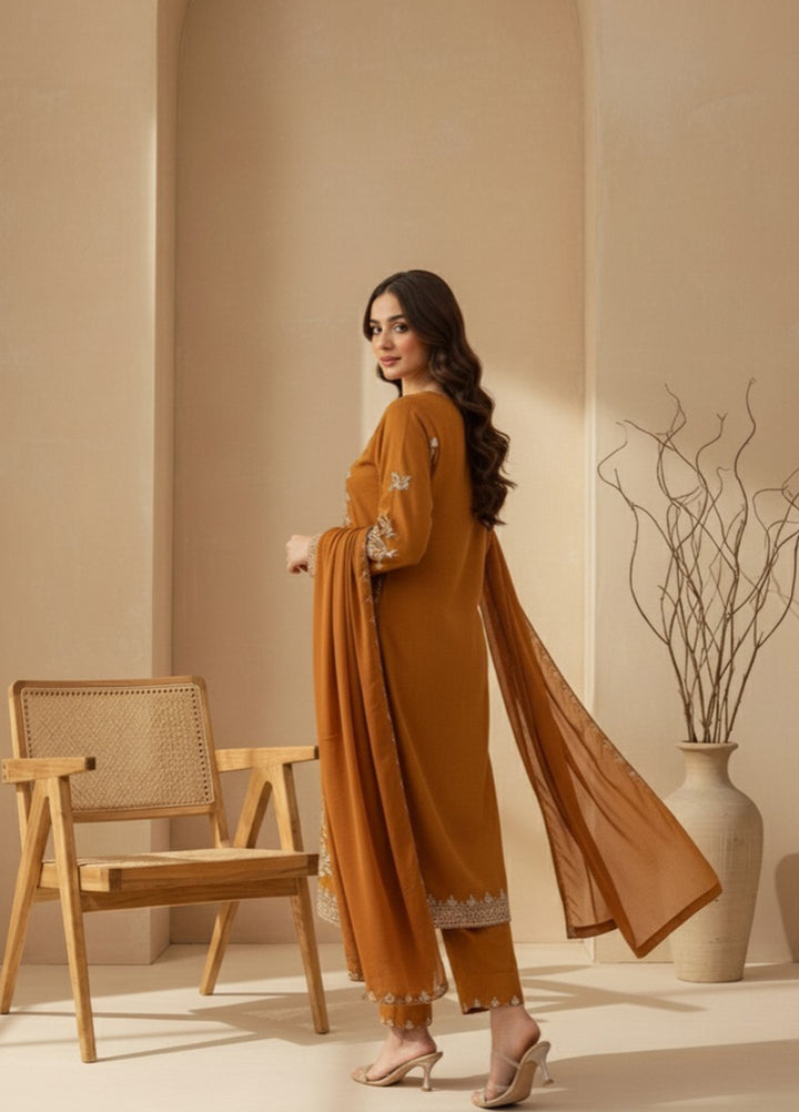 Eira by Mavie Pret Karandi 3 Piece Embroidered Lynna - Winter Collection