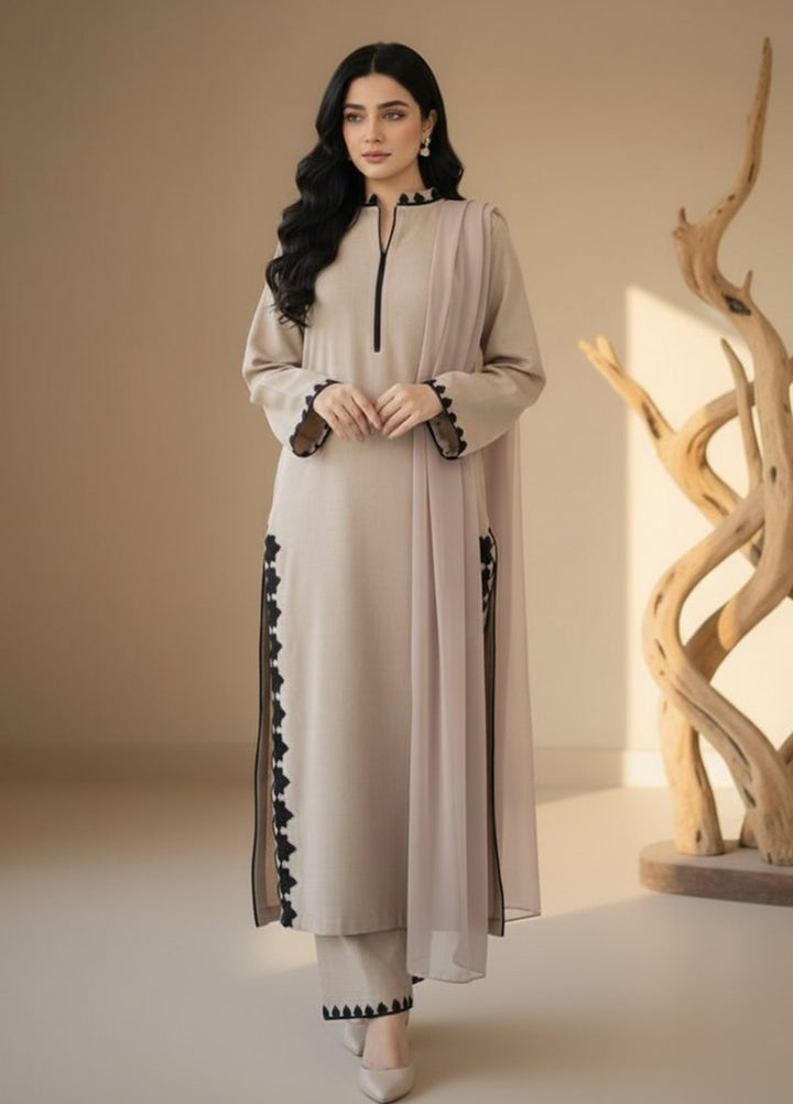 Eira by Mavie Pret Karandi 3 Piece Embroidered Oria - Winter Collection