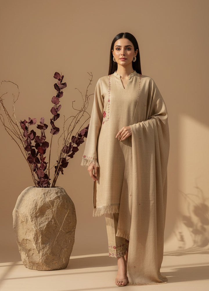 Eira by Mavie Pret Pashmina 3 Piece Embroidered Zephyra - Winter Collection
