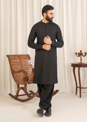 Shan e Eid by Buraq Online Mens Pret Solids Wash N Wear 2 Piece Suit Miftaah - Casual Collection