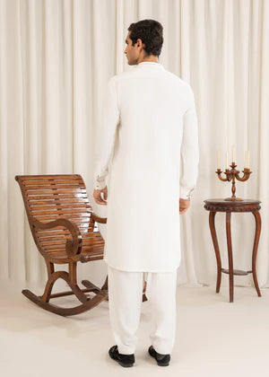 Shan e Eid by Buraq Online Mens Pret Solids Wash N Wear 2 Piece Suit Muslih - Casual Collection