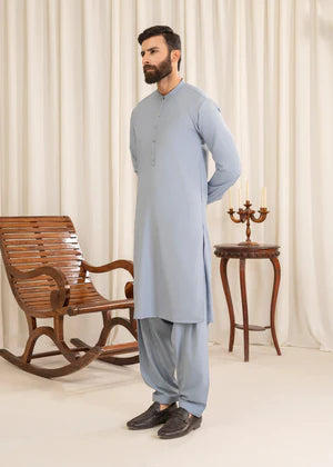 Shan e Eid by Buraq Online Mens Pret Solids Wash N Wear 2 Piece Suit Minhaaj - Casual Collection