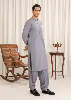 Shan e Eid by Buraq Online Mens Pret Solids Wash N Wear 2 Piece Suit Marwan - Casual Collection