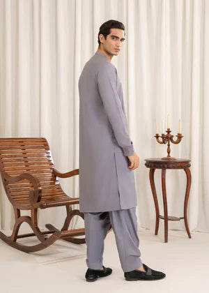 Shan e Eid by Buraq Online Mens Pret Solids Wash N Wear 2 Piece Suit Marwan - Casual Collection