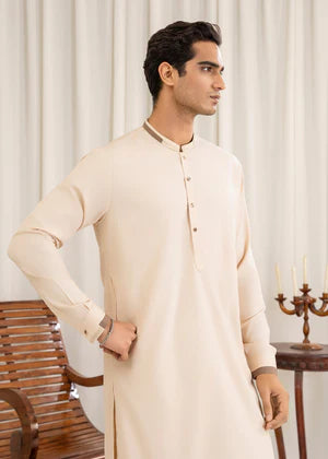 Shan e Eid by Buraq Online Mens Pret Solids Wash N Wear 2 Piece Suit Nuh - Casual Collection