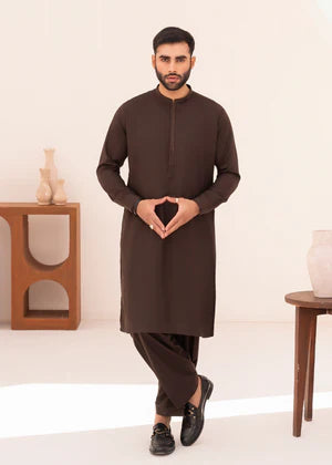 Zarif by Buraq Online Mens Pret Solids Wash N Wear 2 Piece Suit Zarqash - Casual Collection
