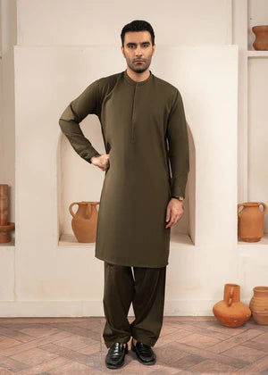 Zarif by Buraq Online Mens Pret Solids Wash N Wear 2 Piece Suit Jahanzaib - Casual Collection