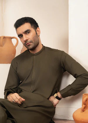 Zarif by Buraq Online Mens Pret Solids Wash N Wear 2 Piece Suit Jahanzaib - Casual Collection