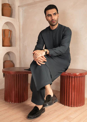 Zarif by Buraq Online Mens Pret Solids Wash N Wear 2 Piece Suit Sultan-e-Misaq - Casual Collection