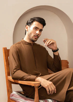 Zarif by Buraq Online Mens Pret Solids Wash N Wear 2 Piece Suit Hunar - Casual Collection