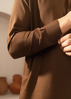 Zarif by Buraq Online Mens Pret Solids Wash N Wear 2 Piece Suit Hunar - Casual Collection