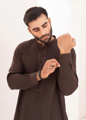 Junoon by Buraq Online Mens Pret Solids Wash N Wear 2 Piece Suit Faaris - Casual Collection