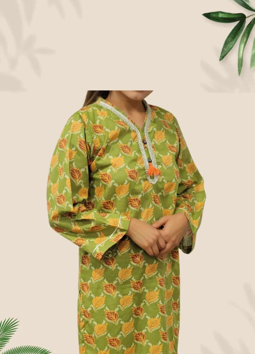 Stitching Cotton Girls Pret Printed 2 Piece Cambric Suit SC25SP-D-39 - Summer Collection