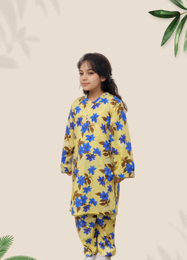 Stitching Cotton Girls Pret Printed 2 Piece Cambric Suit SC25SP-D-44 - Summer Collection