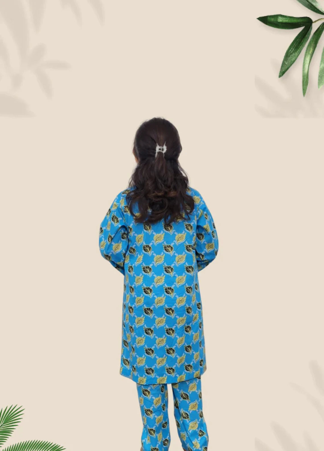 Stitching Cotton Girls Pret Printed 2 Piece Cambric Suit SC25SP-D-18 - Winter Collection