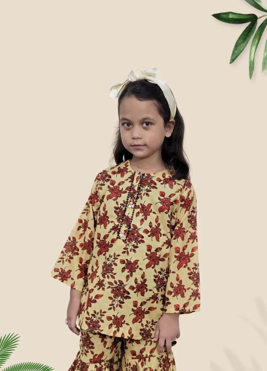 Stitching Cotton Girls Pret Printed 2 Piece Cambric Suit SC25SP-D-01 - Summer Collection