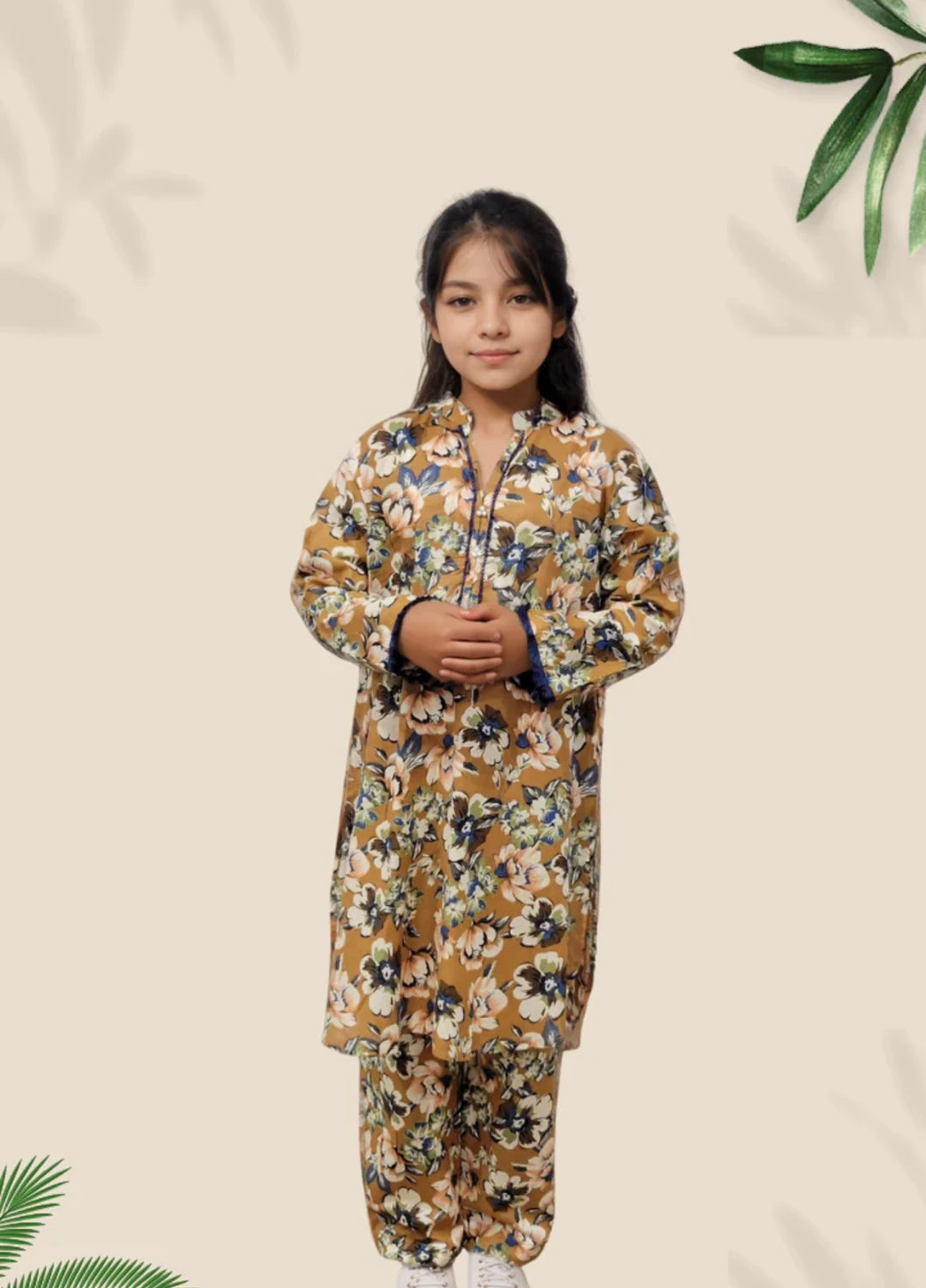 Stitching Cotton Girls Pret Printed 2 Piece Cambric Suit SC25SP-D-28 - Summer Collection