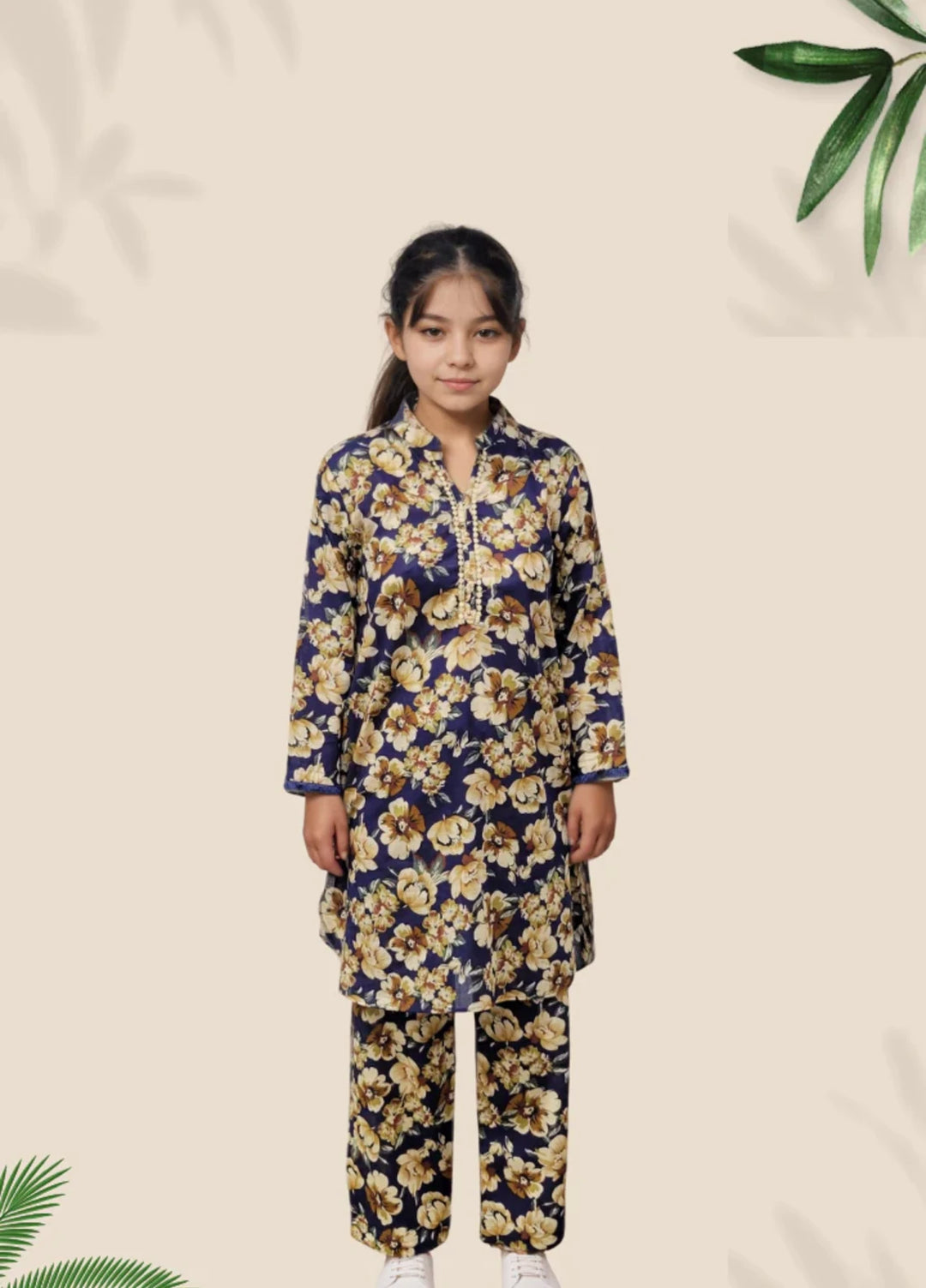 Stitching Cotton Girls Pret Printed 2 Piece Cambric Suit SC25SP-D-19 - Summer Collection