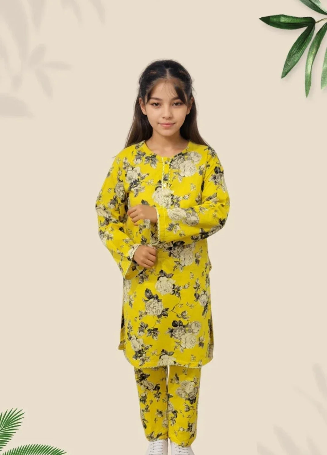 Stitching Cotton Girls Pret Printed 2 Piece Cambric Suit SC25SP-D-14 - Summer Collection