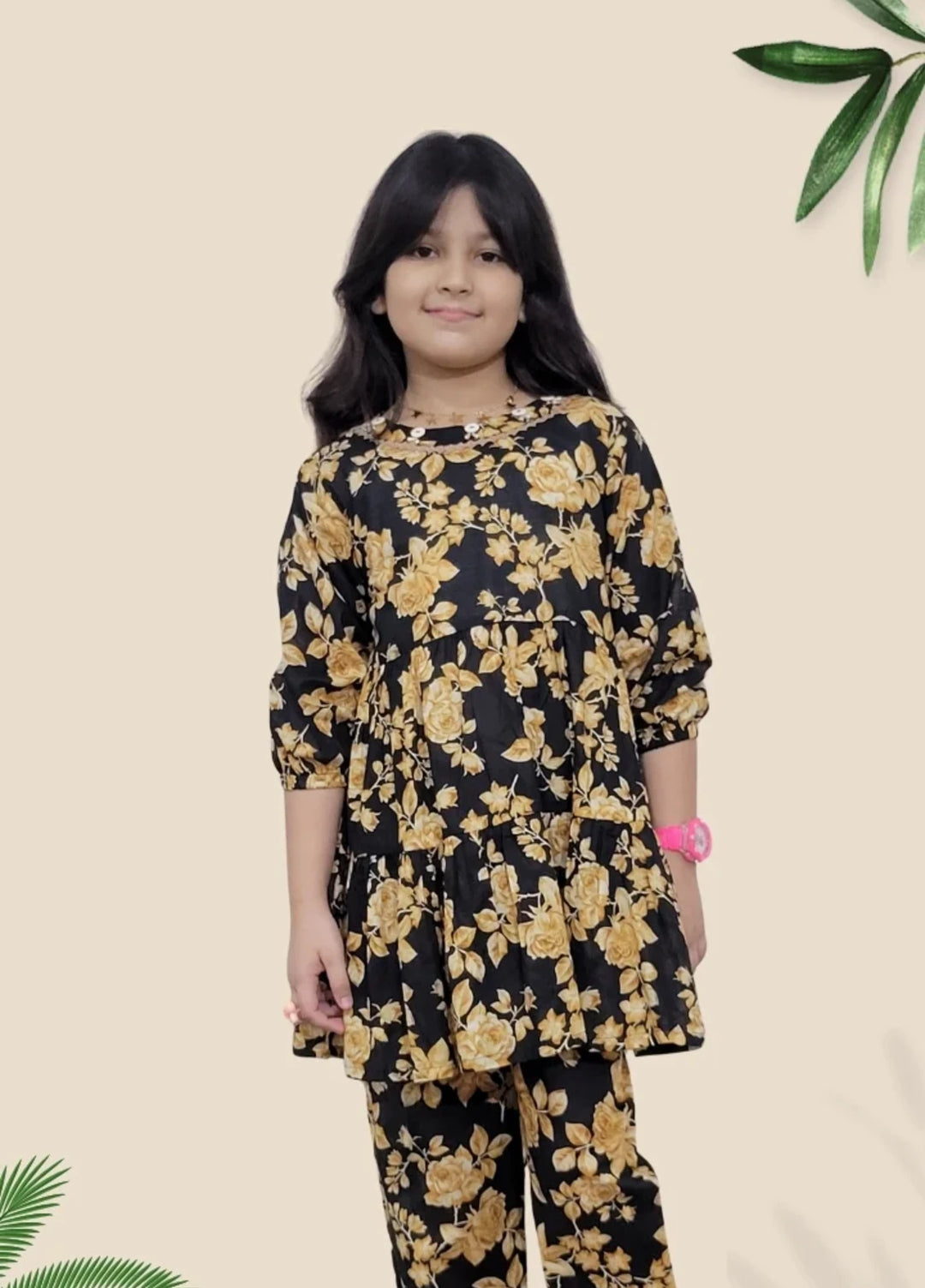 Stitching Cotton Girls Pret Printed 2 Piece Cambric Suit SC25SP-D-13 - Summer Collection