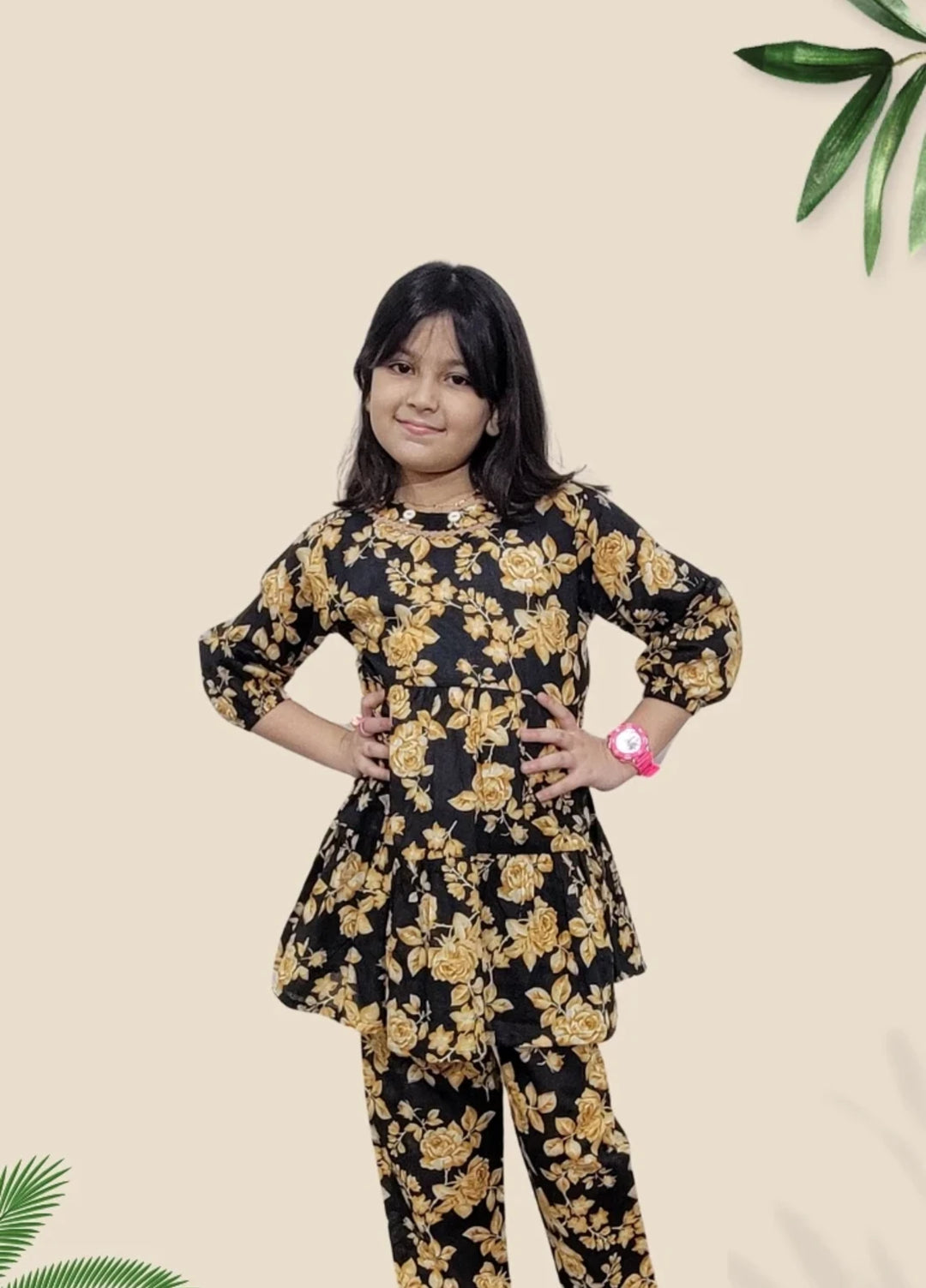 Stitching Cotton Girls Pret Printed 2 Piece Cambric Suit SC25SP-D-13 - Summer Collection