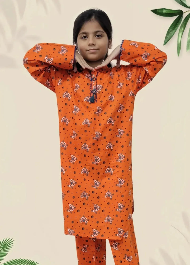 Stitching Cotton Girls Pret Printed 2 Piece Cambric Suit SC25SP-D-26 - Summer Collection