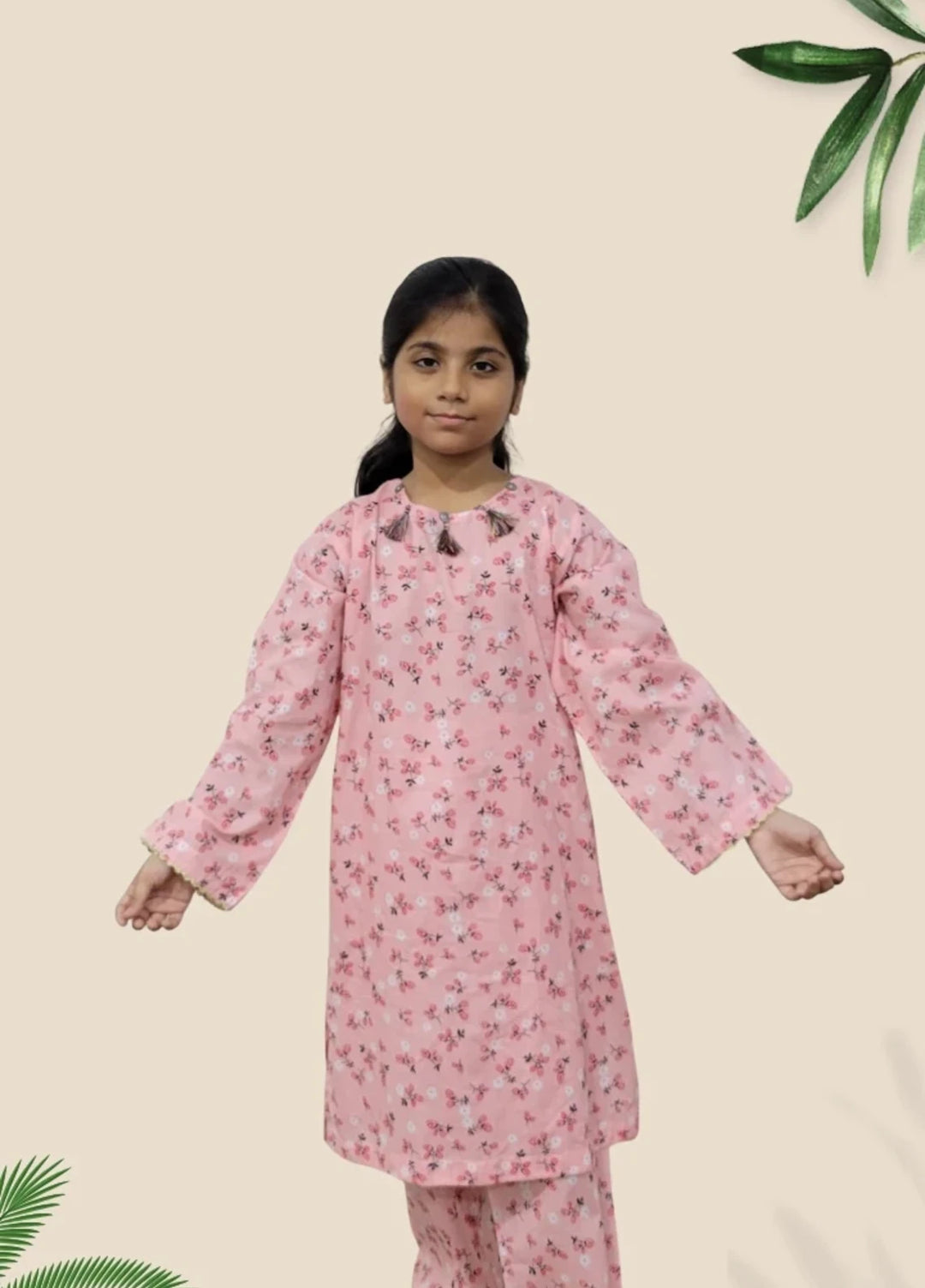 Stitching Cotton Girls Pret Printed 2 Piece Cambric Suit SC25SP-D-16 - Summer Collection