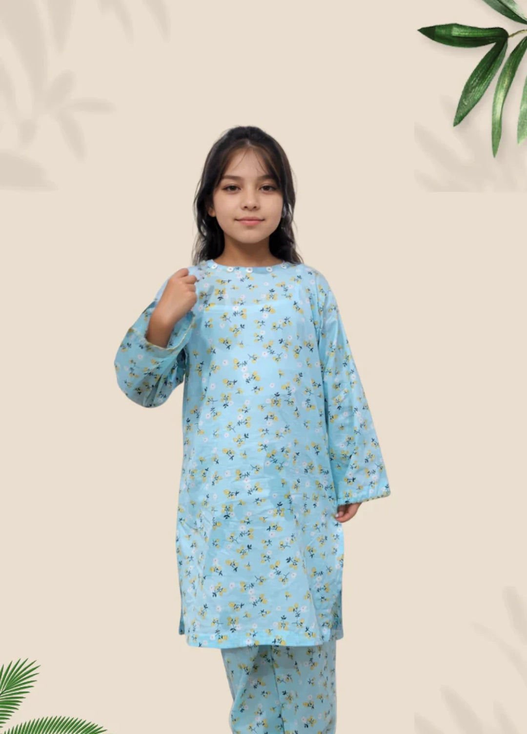 Stitching Cotton Girls Pret Printed 2 Piece Cambric Suit SC25SP-D-52 - Summer Collection