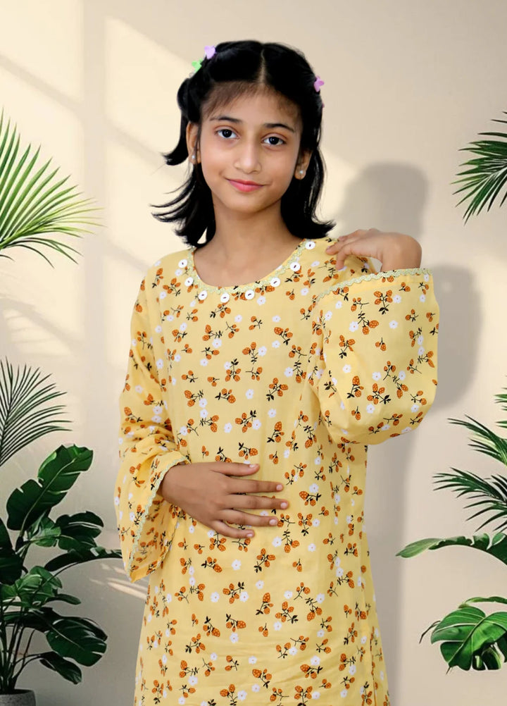 Stitching Cotton Girls Pret Printed 2 Piece Cambric Suit SC25SP-D-29 - Summer Collection
