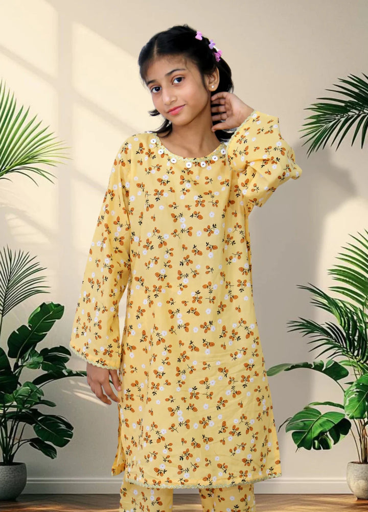 Stitching Cotton Girls Pret Printed 2 Piece Cambric Suit SC25SP-D-29 - Summer Collection