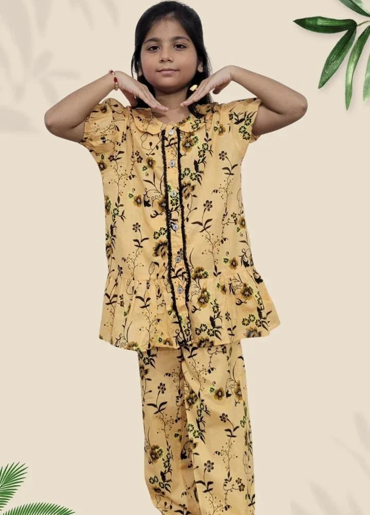 Stitching Cotton Girls Pret Printed 2 Piece Cambric Suit SC25SP-D-12 - Summer Collection