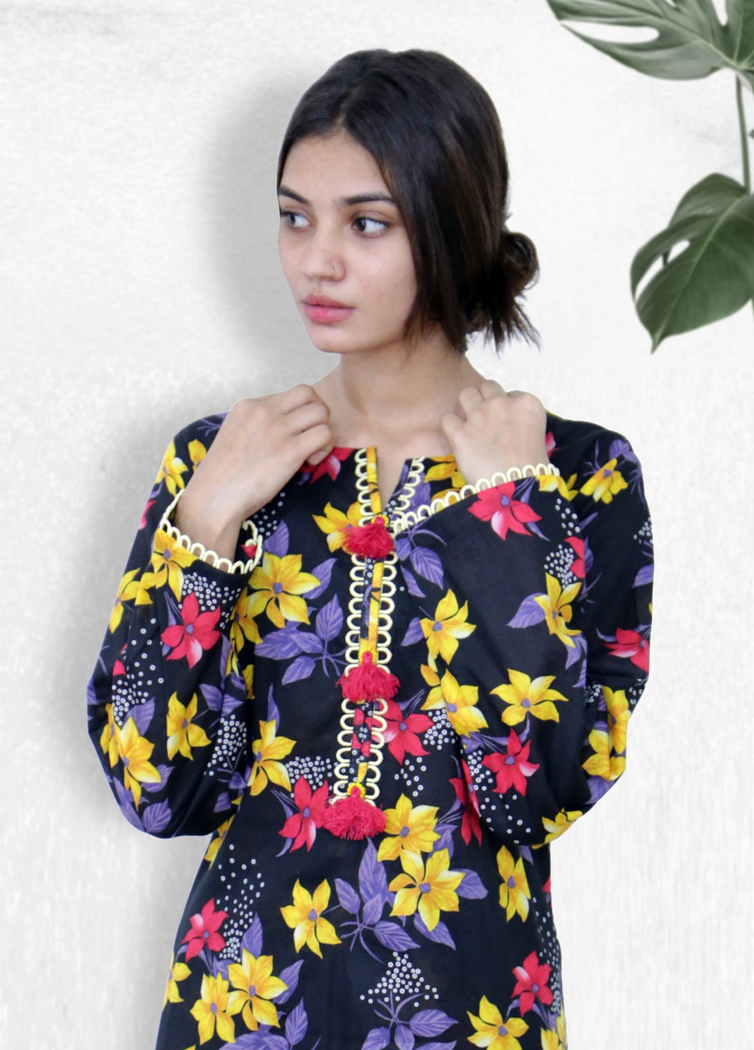 Stitching Cotton Women Pret 2 Piece Printed Suit D-02 - Winter Collection